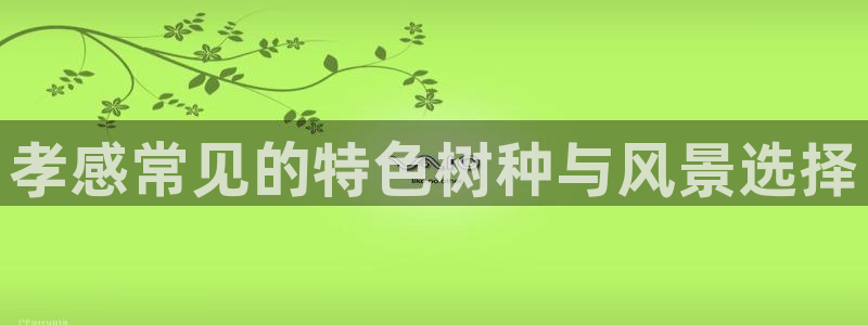 卧龙娱乐怎样注册公司：孝感常见的特色树种与风景选择